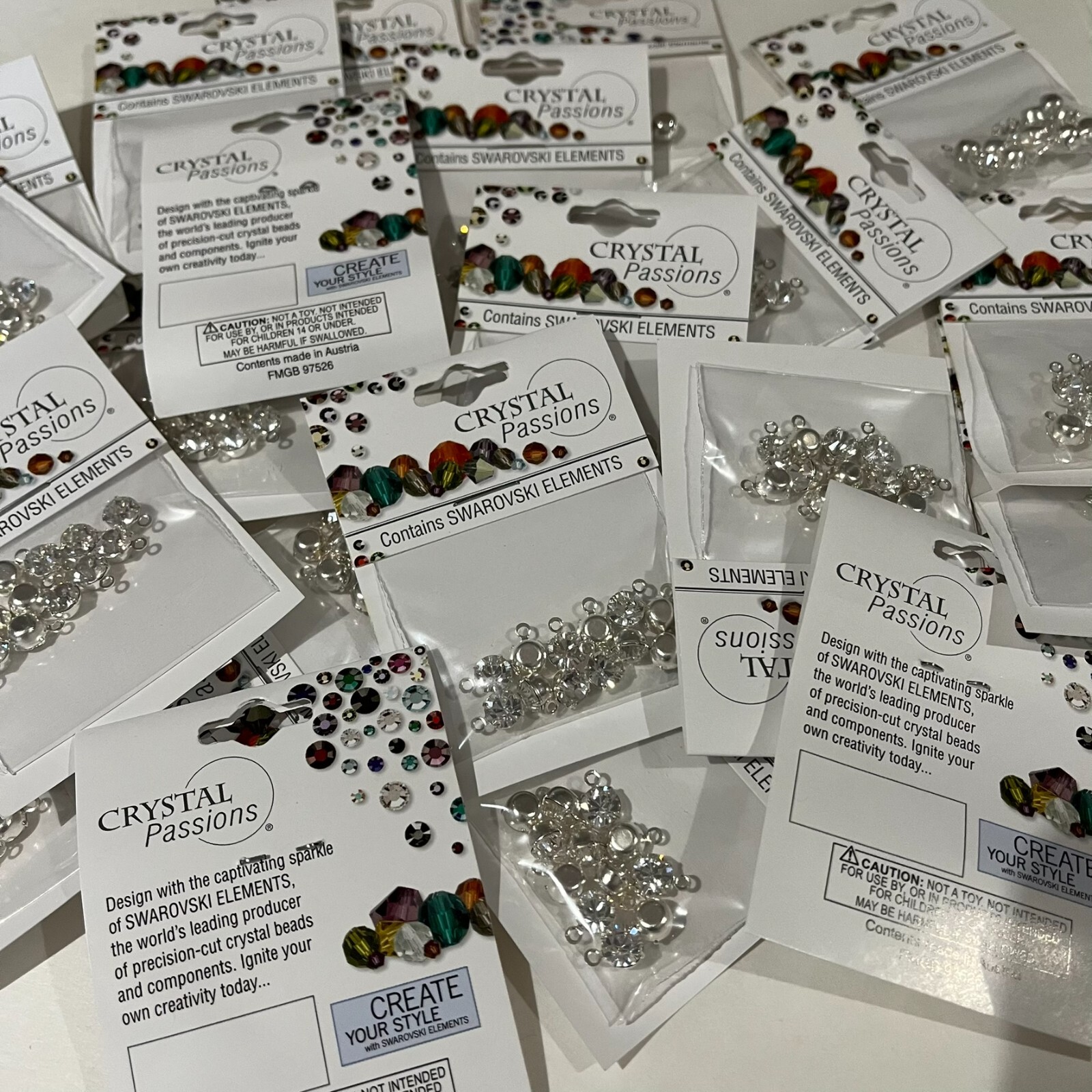 CLEARANCE Wholesale 5 Packs 60 Pcs Swarovski Elements Rhinestones Clear 6mm CLEARANCE Wholesale 5 Packs 60 Pcs Swarovski Elements Rhinestones Clear 6mm
