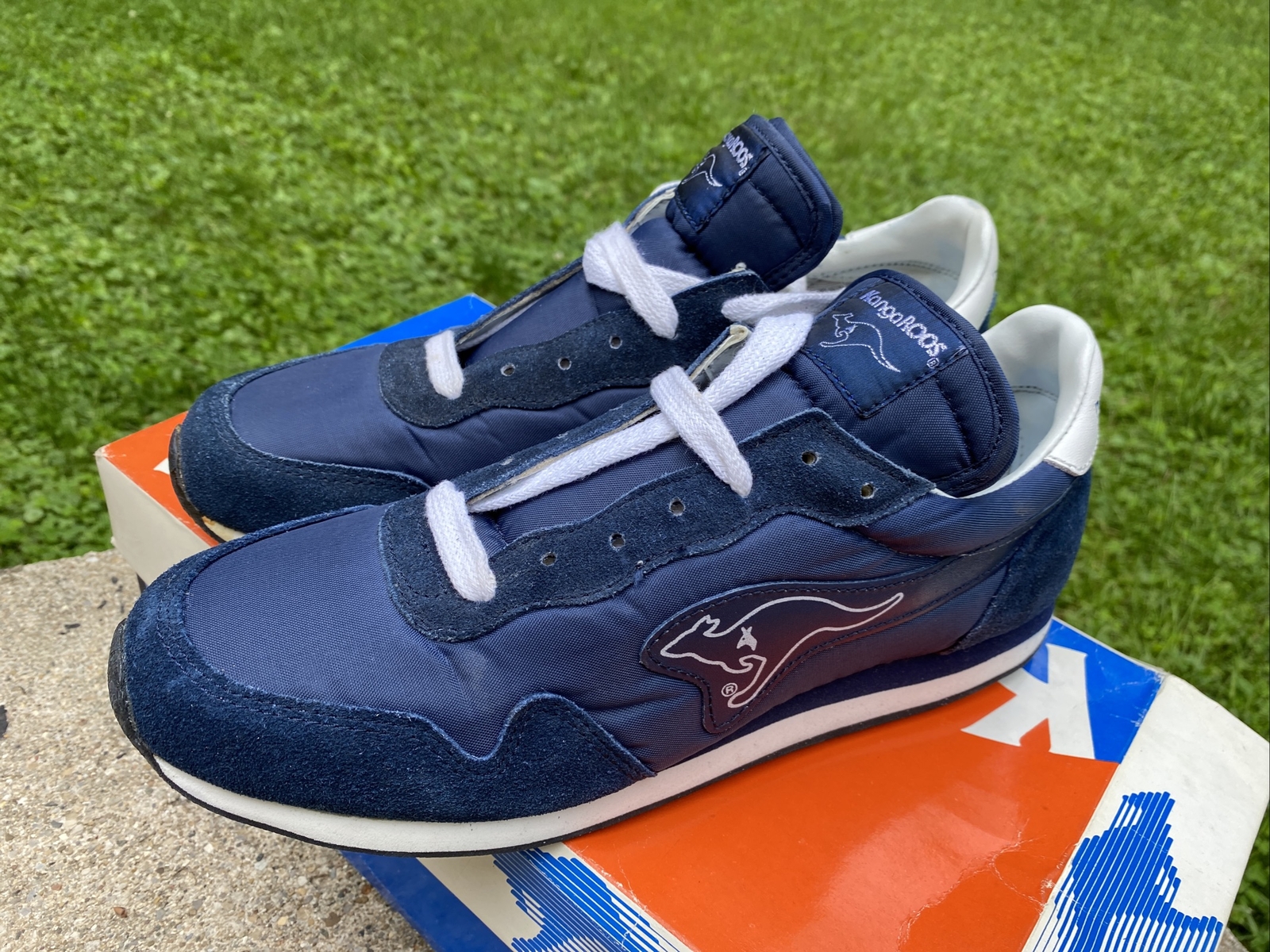 Rare Vintage Original 1986 Invader KangaRoos Shoes Sz 9.5 Mens Running NEW NOS