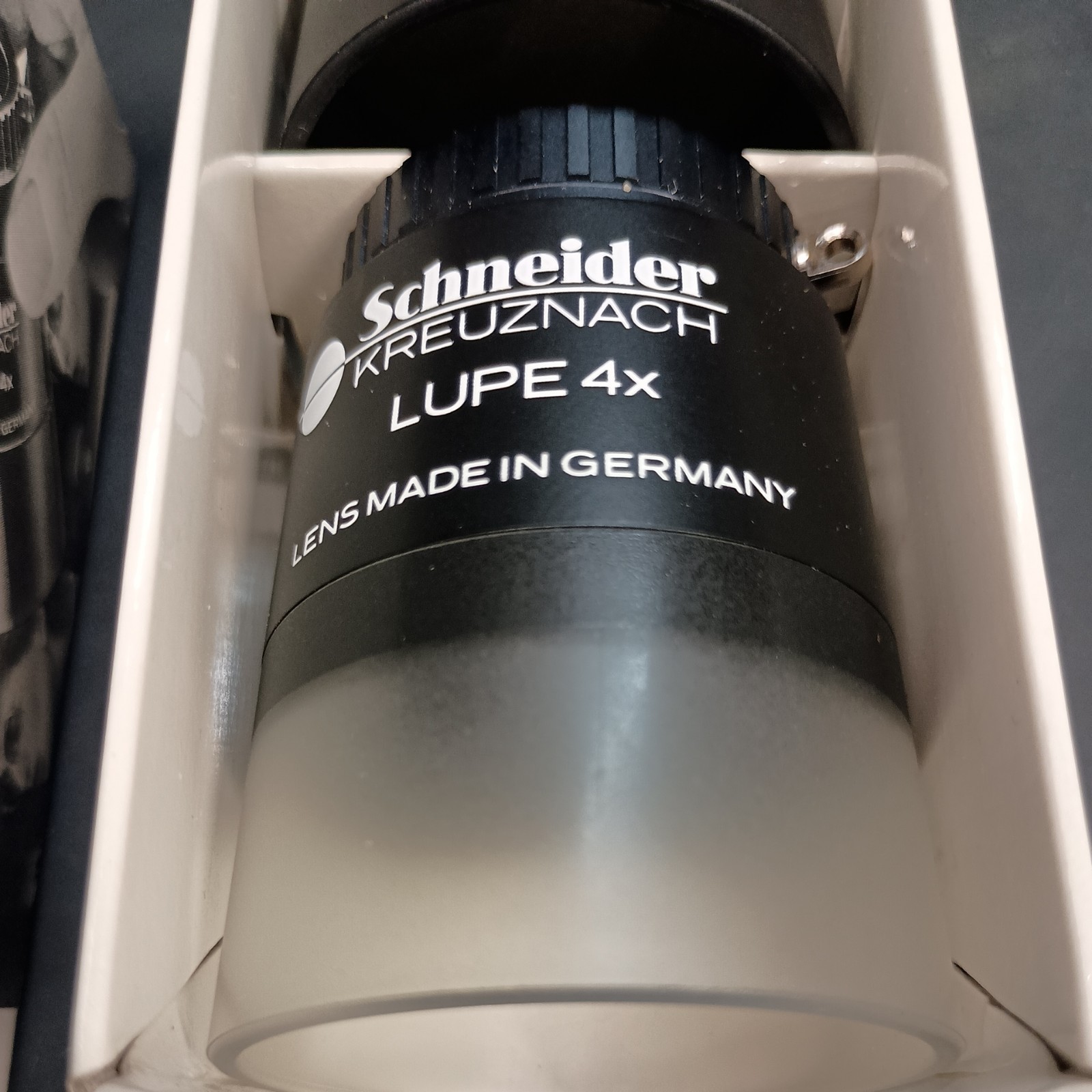 Schneider Kreuznach Magnifier Loupe 4X Lens made  Germany