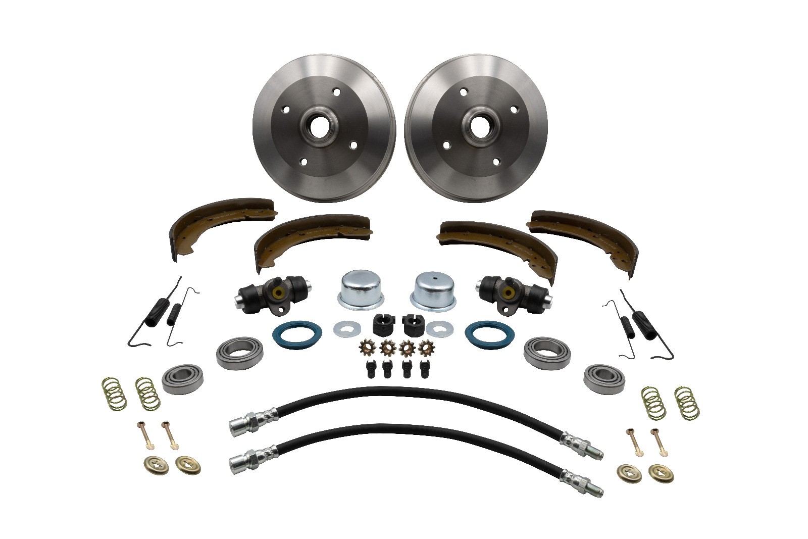 EMPI Front Drum Brake Kit - Compatible with Volkswagen Type 1 Beetle 1969-1977