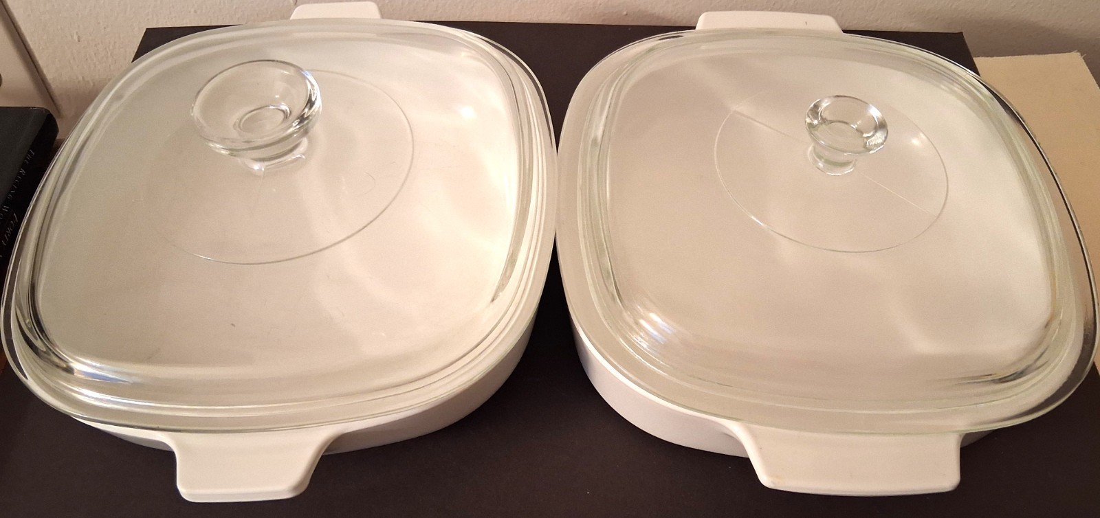 Set of 2 Vintage 1972 CORNING WARE Blue Cornflower Casserole Dish W/Lids Set of 2 Vintage 1972 CORNING WARE Blue Cornflower Casserole Dish W/Lids