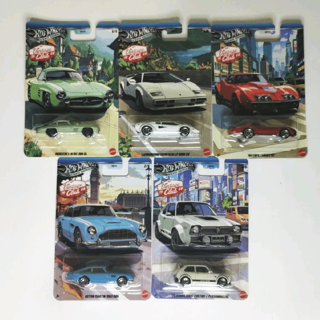 NEW Hot Wheels Vintage Club Full Set