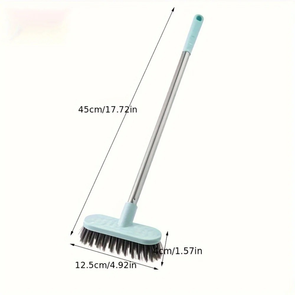 Deck Brush with Long Handle - Floor Scrub Brushes for Cleaning Shower, Stiff ...