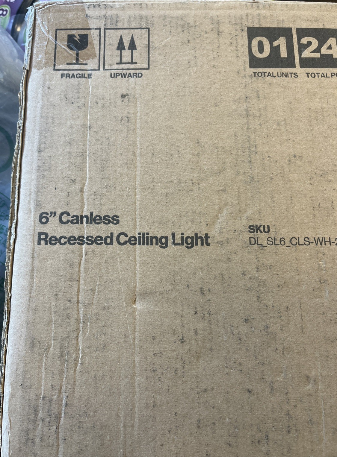 Sunco 24 Pack Recessed Lighting 6 Inch LED, Canless Ceiling Lights