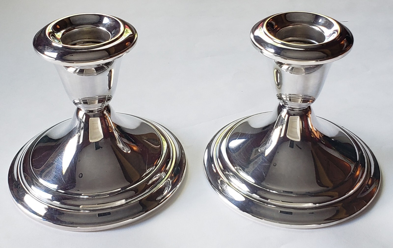 VINTAGE Gorham Silverplate Candlestick Holders 3.25\