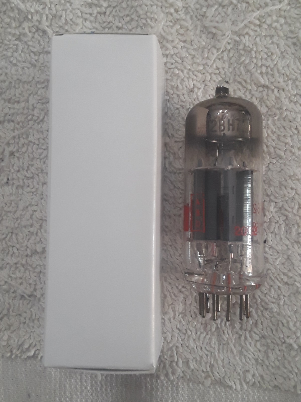 NOS Dumont 12BH7A Vacuum tube - White box - Tested NOS Dumont 12BH7A Vacuum tube - White box - Tested