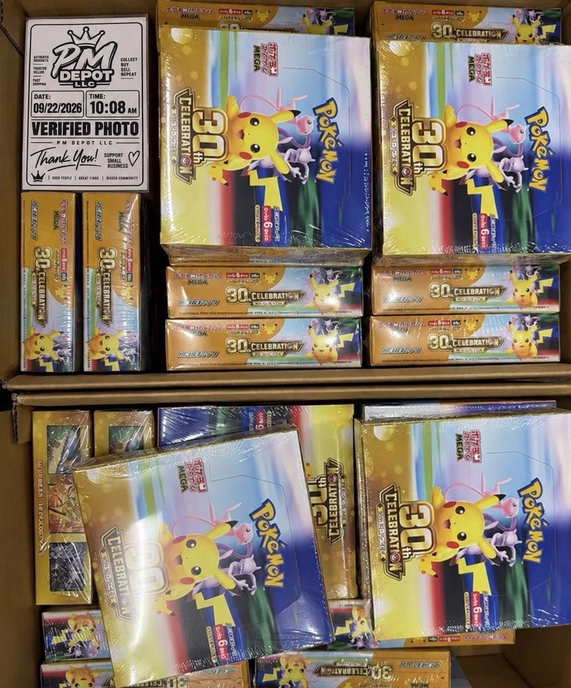 [US SELLER] MEGA 30th Celebration Booster Box M6a Japanese w/shrink Pokemon PSL
