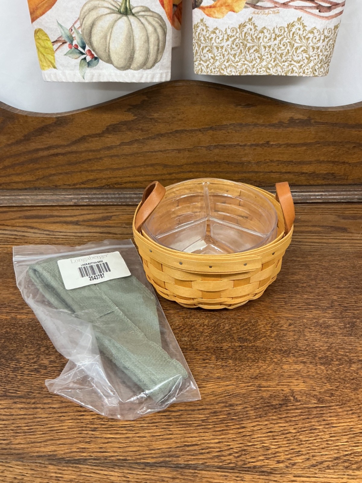 Longaberger Round Basket | 6.5