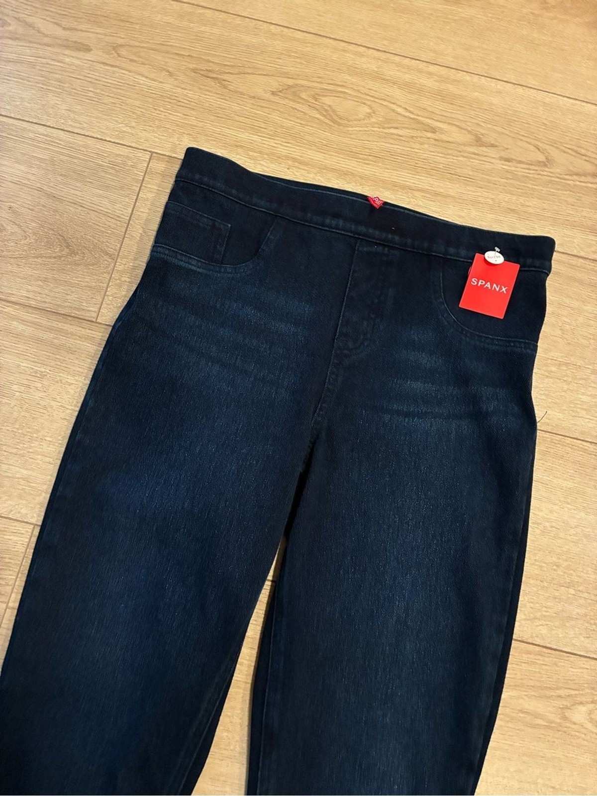 NWT Spanx Women’s Jean-ish Leggings Dark Wash Pull On Twilight Petite Size LP
