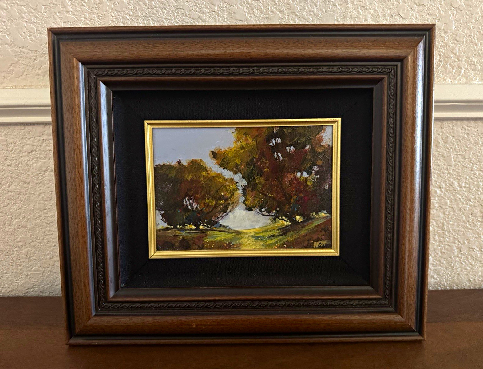 Original Michael Tienhaara Oil Painting Autumn Song Signed Framed Impressionist