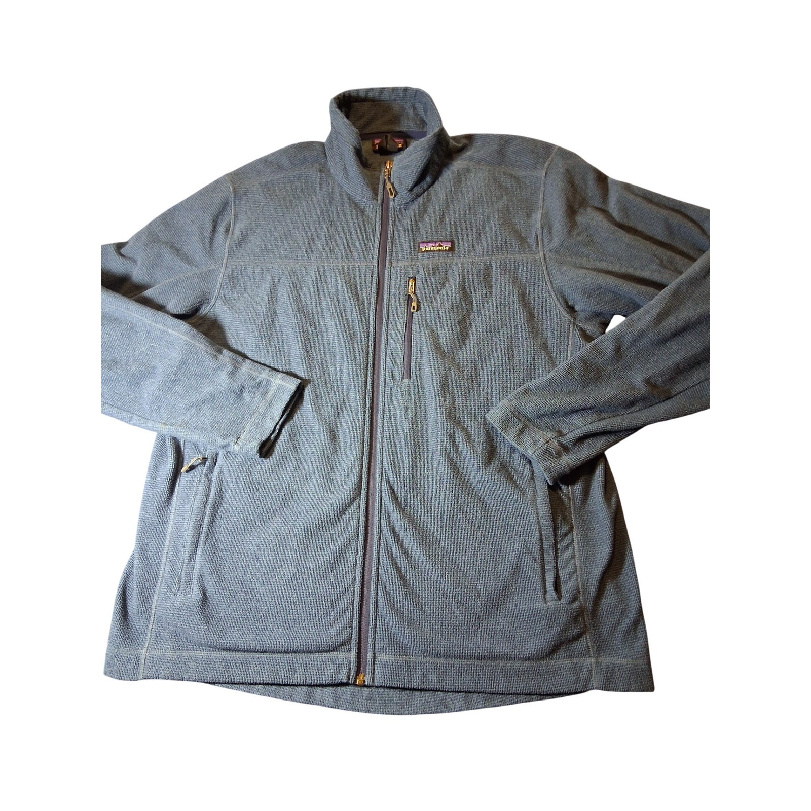 Patagonia Better Sweater Full Zip Fleece Jacket Mens XL Blue Heather 25527 Patagonia Better Sweater Full Zip Fleece Jacket Mens XL Blue Heather 25527
