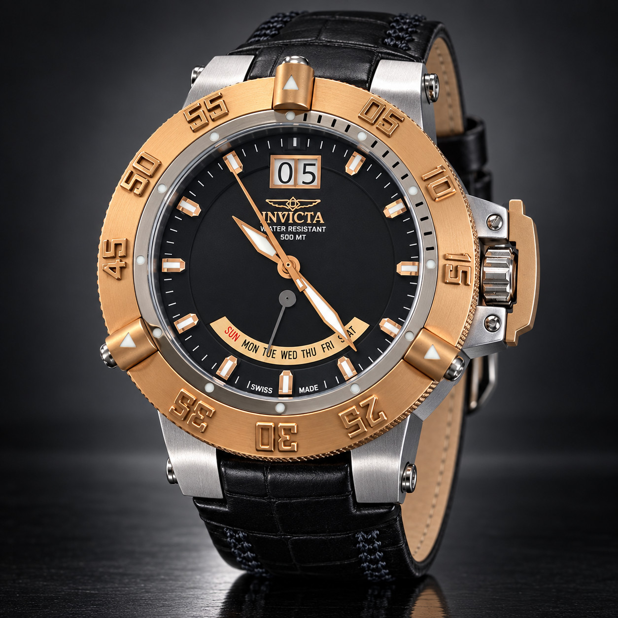 NIB Invicta Subaqua Noma III Model 1575 Swiss Made 50mm Men’s Wrist Watch