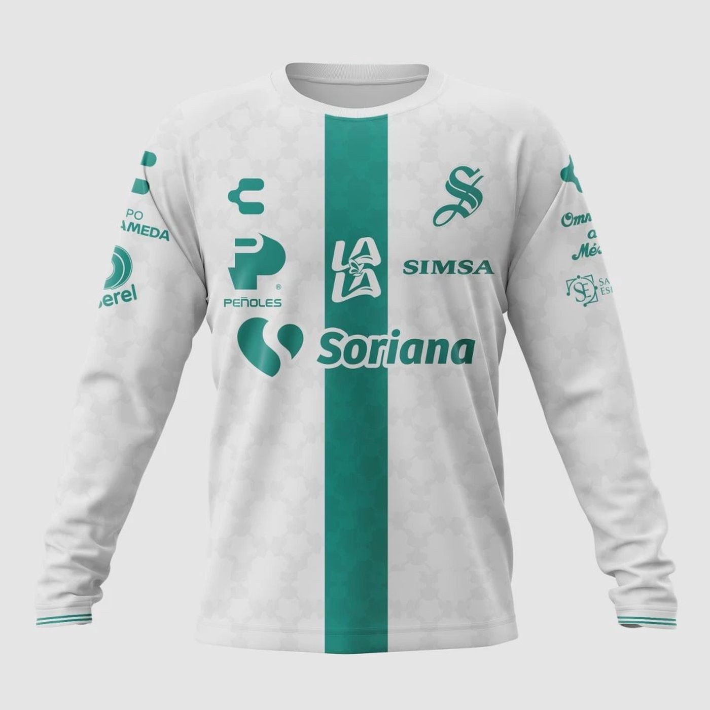LIGA MX Club Santos Laguna Long Sleeve Personalized 2026-27 Away Design
