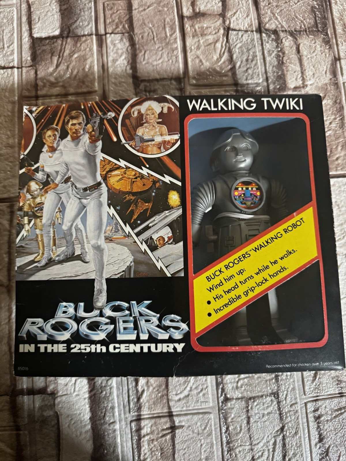 Mego Buck Rogers Walking Twiki Robot Toy Boxed Vintage 1979 WORKS PERFECTLY