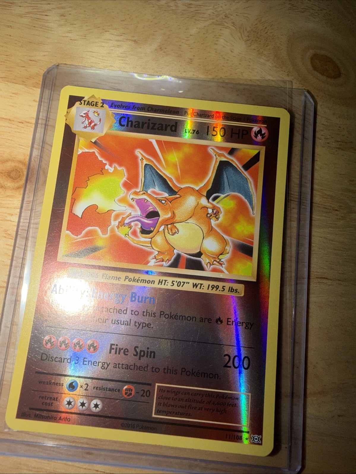 2016 Pokemon XY Evolutions Holo Charizard 2016 Pokemon XY Evolutions Holo Charizard