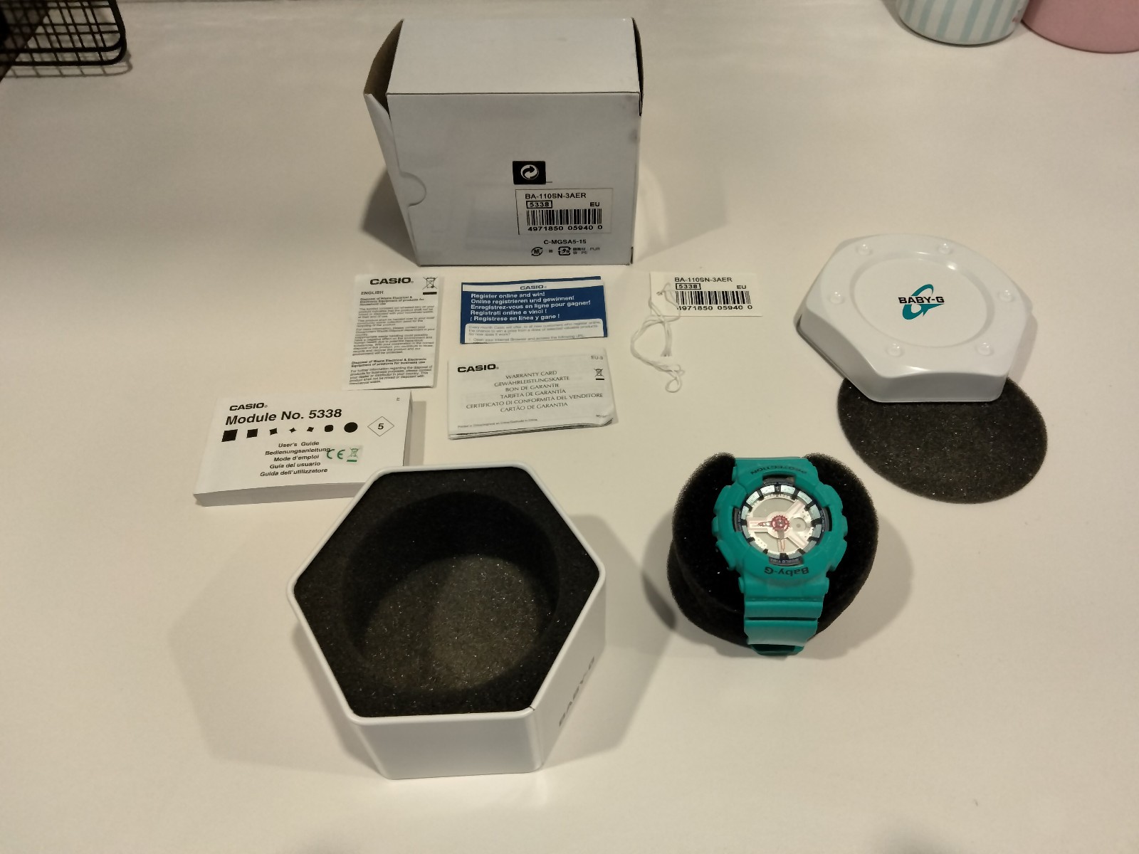 Casio Baby-G 3-Dimensional Face Sporty Sneaker Colours Watch BA-110SN-3AER