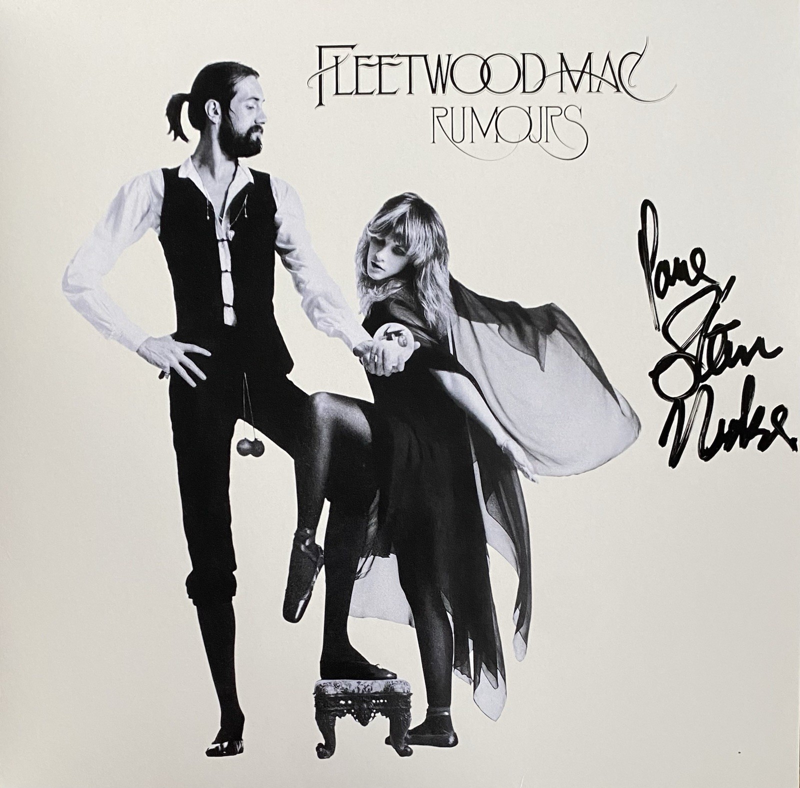 STEVIE NICKS AUTOGRAPHED SIGNED FLEETWOOD MAC RUMOURS VINYL