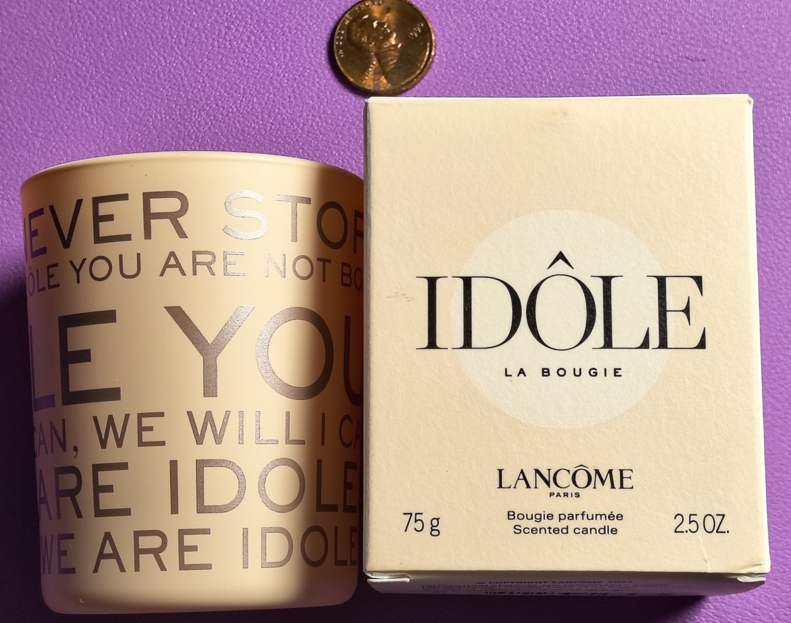 Lancome IDOLE Candle 2.5 oz / 70g Luxury Scented LIMITED EDITION  *New In Box*