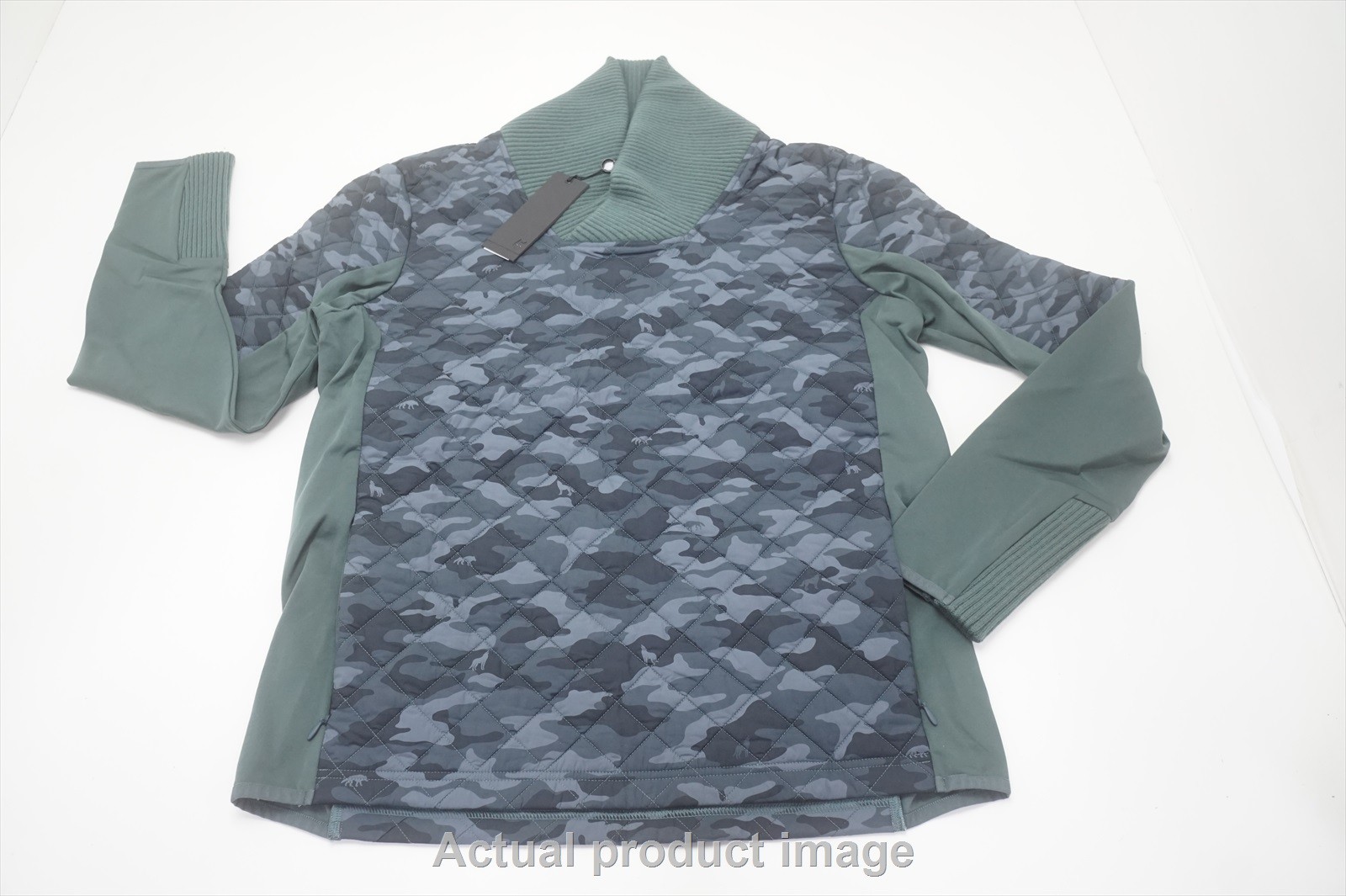 Greyson Camo Scape Mettawa Shawl Pullover Mens Medium Scareb 710A 983198 New Greyson Camo Scape Mettawa Shawl Pullover Mens Medium Scareb 710A 983198 New