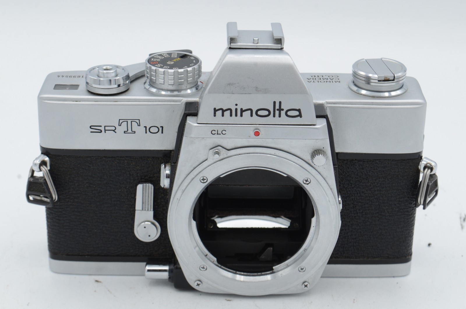 Minolta SRT 101 35mm Camera Body, Chrome (Version 1B with Chrome Speed Dial)