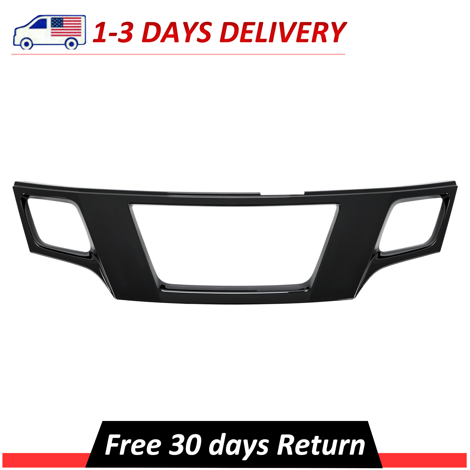 For 2013-2021 Nissan NV200 New Front Grille Shell Molding Trim Black 62382-3LM0H