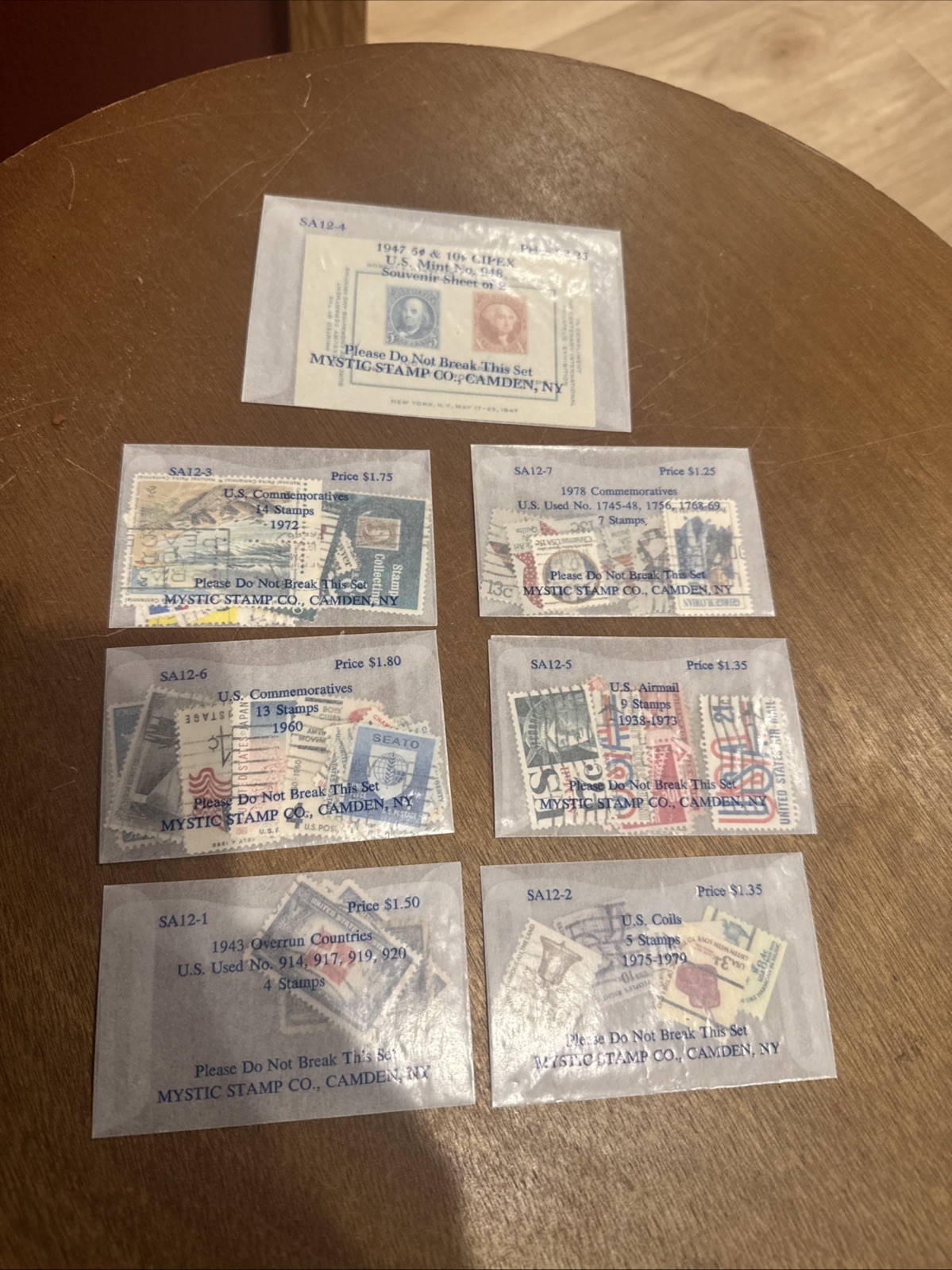 US Stamp lot of 40+ Mystic Stamp Co