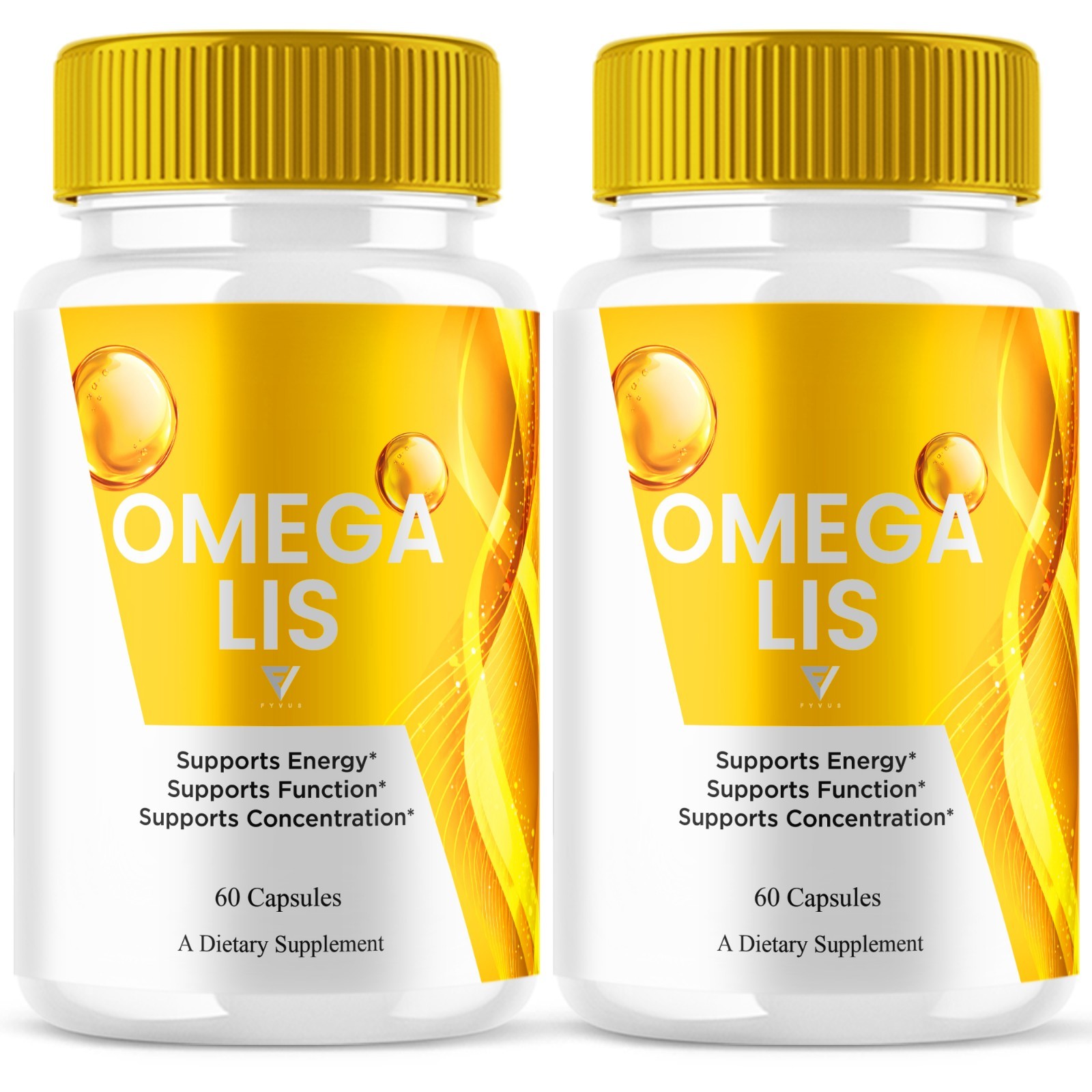 (2 Pack) Omega Lis Nerve Support, Omegalis Supplement  (120 Capsules)