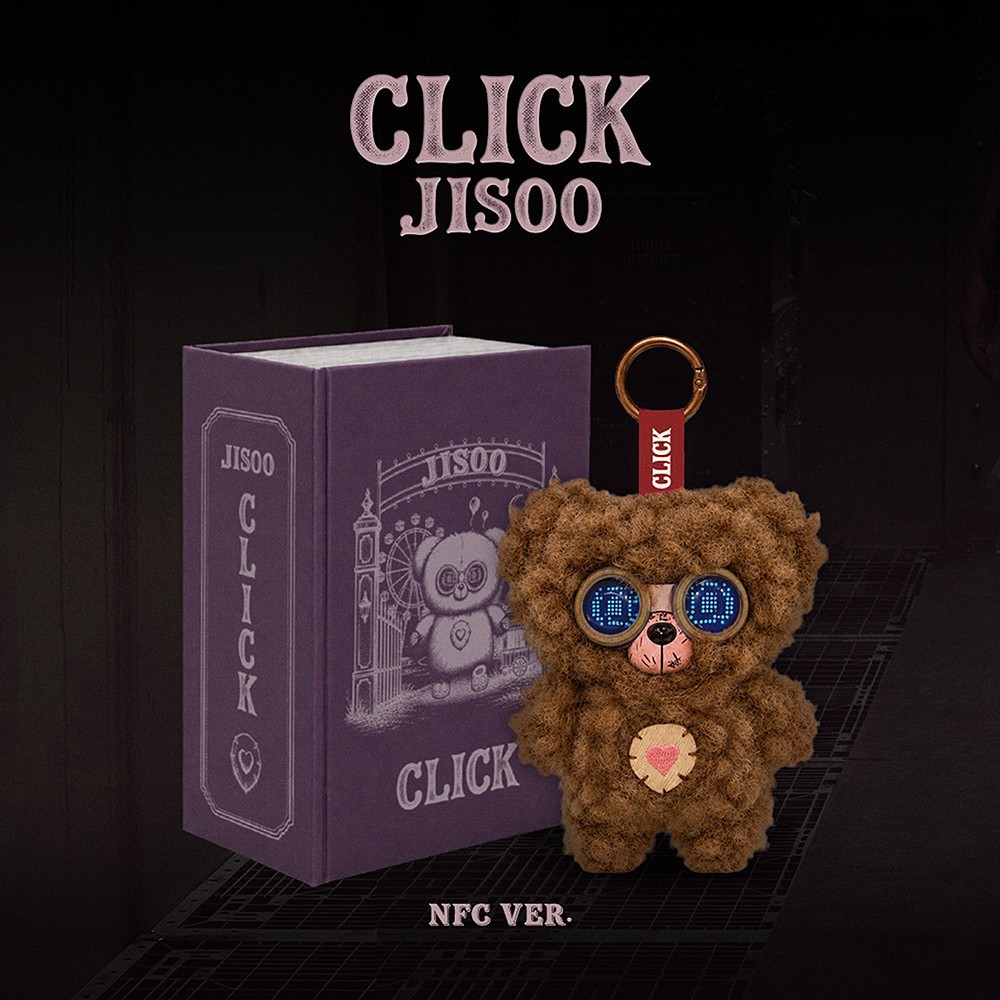 BLACKPINK JISOO CLICK 2nd Single Album CLICK BABY BEAR NFC Ver/2Card+6Photo+GIFT