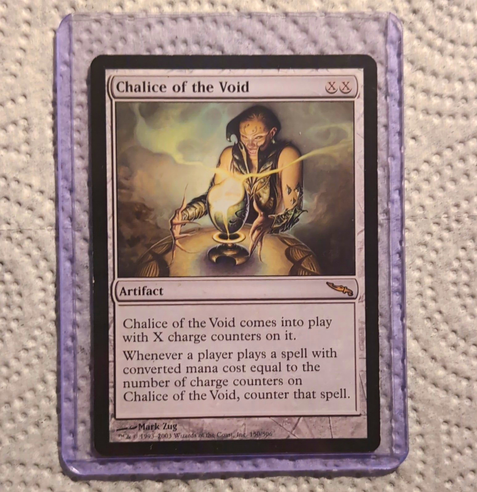 Wizards of the Coast Chalice of the Void MTG Artifact Reg EN 2003 Mark Zug Wizards of the Coast Chalice of the Void MTG Artifact Reg EN 2003 Mark Zug