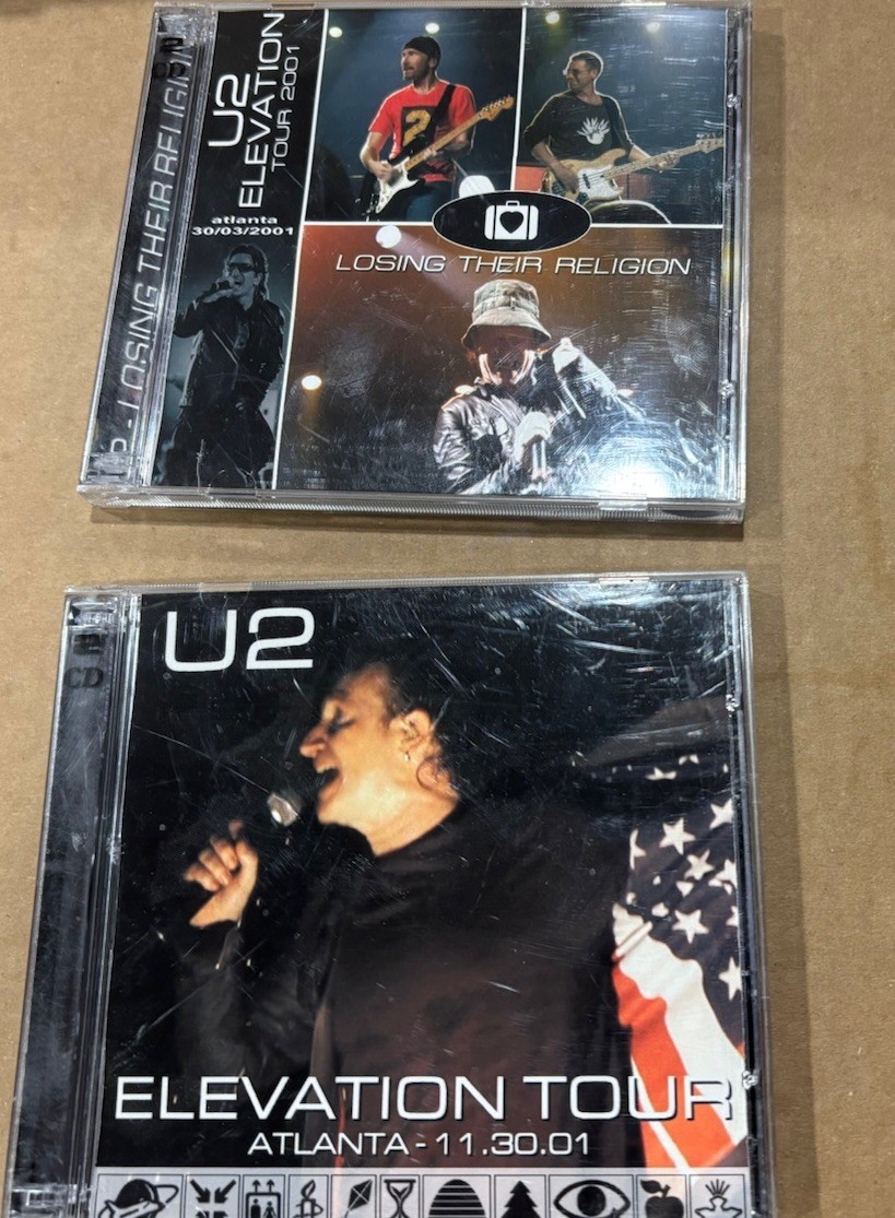U2 Elevation Tour 2001 Atlanta CD Lot - Live Philips Arena Bootleg (3/30 & 11/30