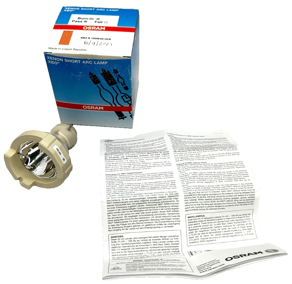 OSRAM XBOR100W/45C OFR Xenon Lamp Without cable, connector