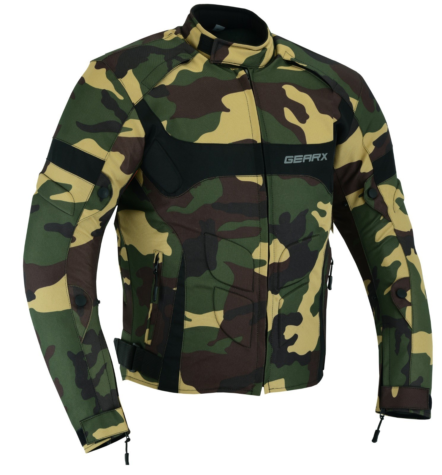 Men\'s Waterproof Motorbike Jacket CE Armor–All-Weather Protective Coat for Bike