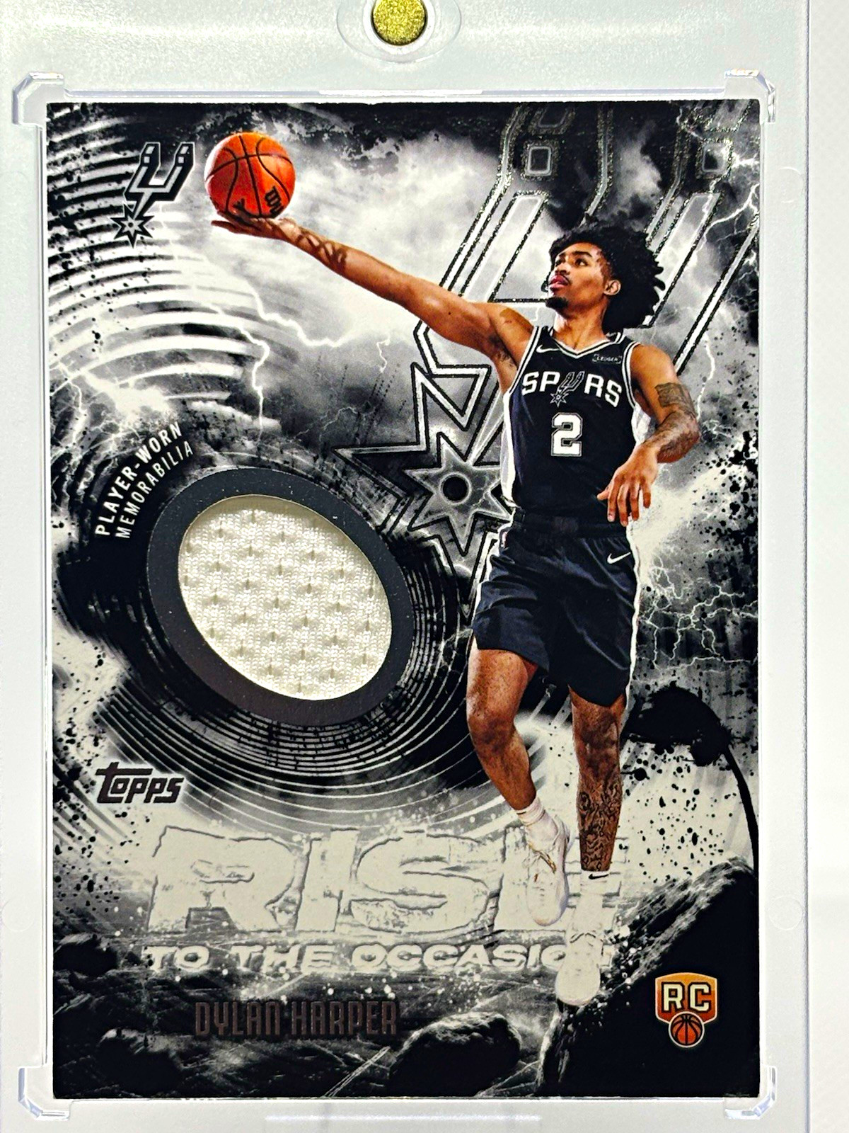 Topps 2024-25 Chrome Dylan Harper Rise to the Occasion Relics RC RTO-DH