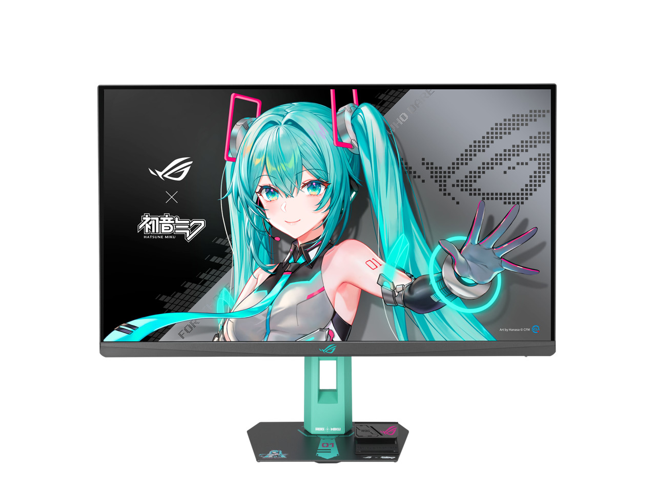 ASUS ROG Strix XG27ACMEG-G Hatsune Miku Edition Monitor – 27-inch 2560x1440, 260