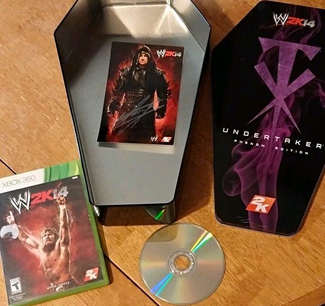 2K WWE 2K14 Undertaker Phenom Edition Xbox 360, SEE DETAILS BELOW 2K WWE 2K14 Undertaker Phenom Edition Xbox 360, SEE DETAILS BELOW