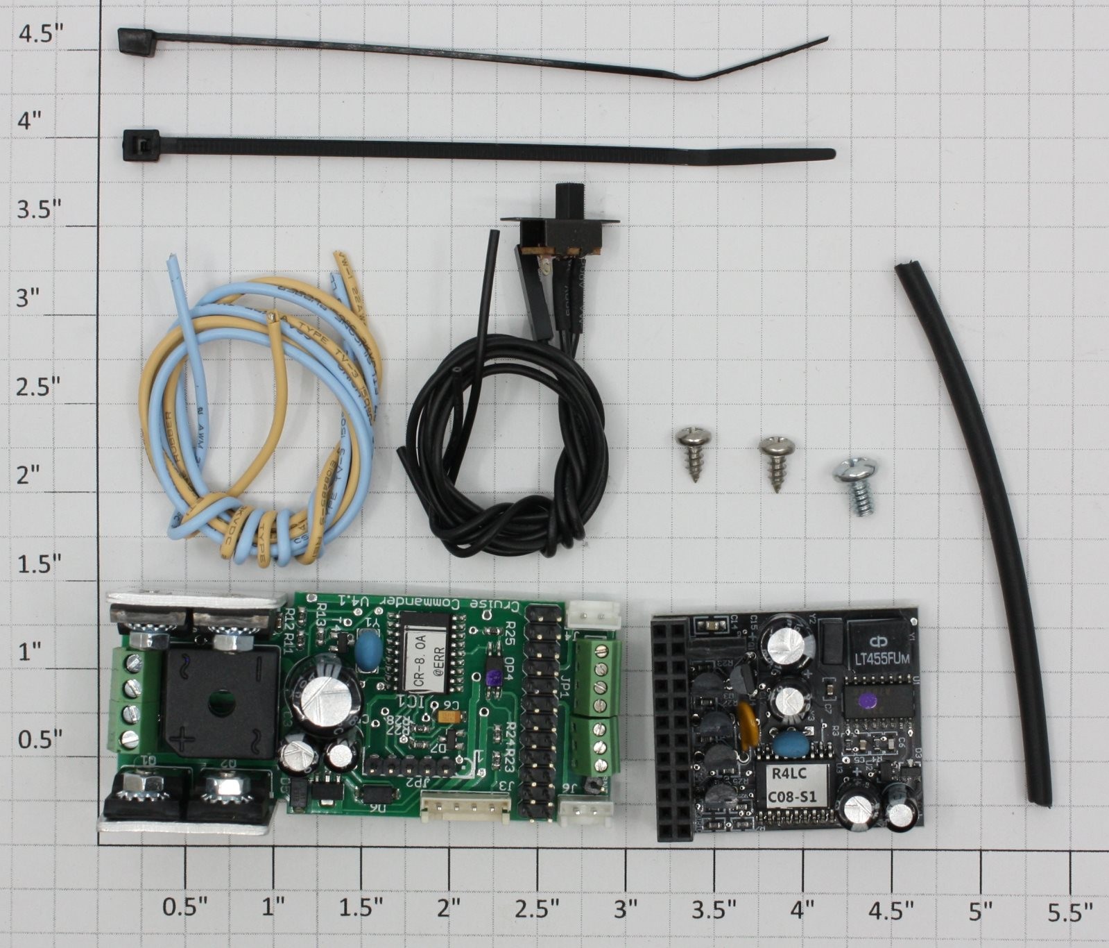 Electric Railroad ERRCC Cruise Commander Kit with R4LC-C08