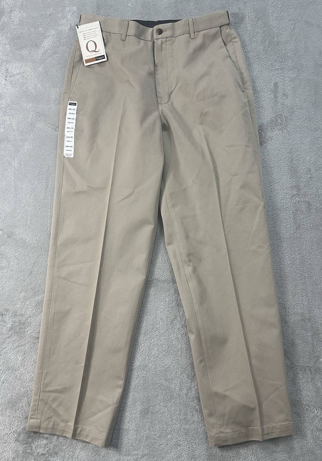 NWT Haggar Work To Weekend Khaki Classic Fit Pleated Pants 34X32 Beige MSRP $60 NWT Haggar Work To Weekend Khaki Classic Fit Pleated Pants 34X32 Beige MSRP $60