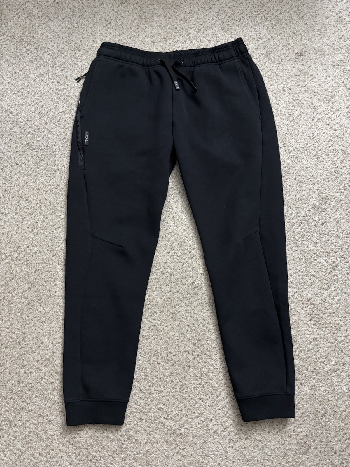 Bylt Pants Mens Size Large (36x29) Black Roamknit Jogger Heavy Cotton Commute