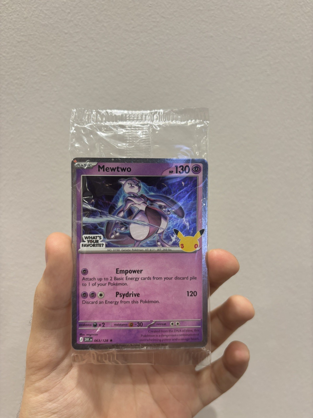 Target Mewtwo Pokemon Promo Family Event 30th Anniversary (Sealed) Target Mewtwo Pokemon Promo Family Event 30th Anniversary (Sealed)