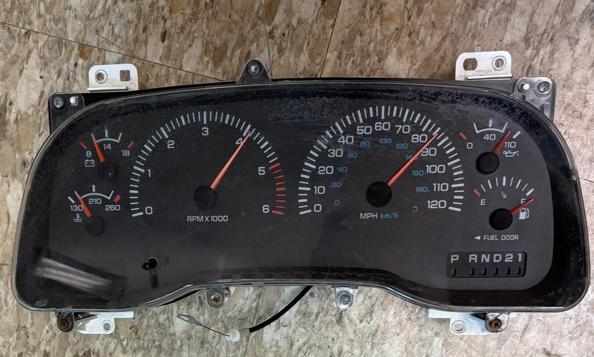2000-2001 Dodge Ram 1500 Speedometer Instrument Cluster Assembly OEM Tested 2000-2001 Dodge Ram 1500 Speedometer Instrument Cluster Assembly OEM Tested