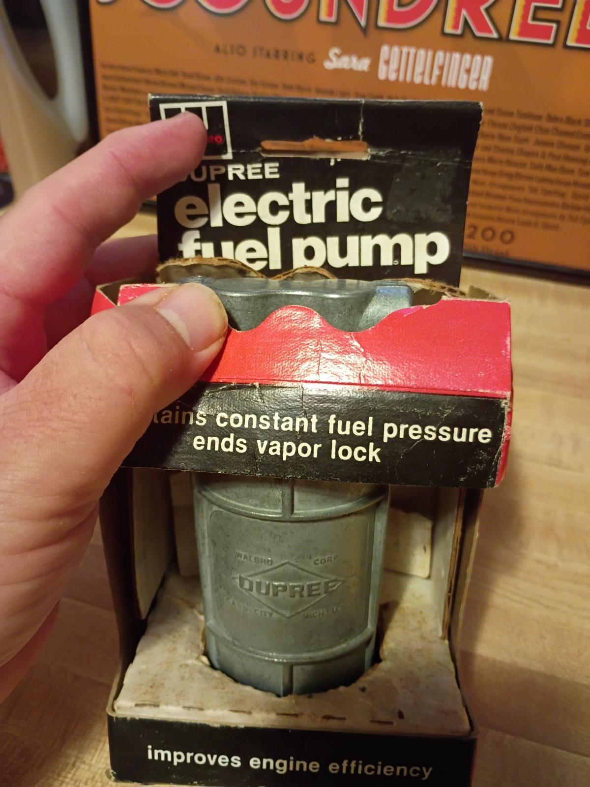 OEM Vintage Dupree Electric Fuel Pump Model 6v-802 Original Part New 