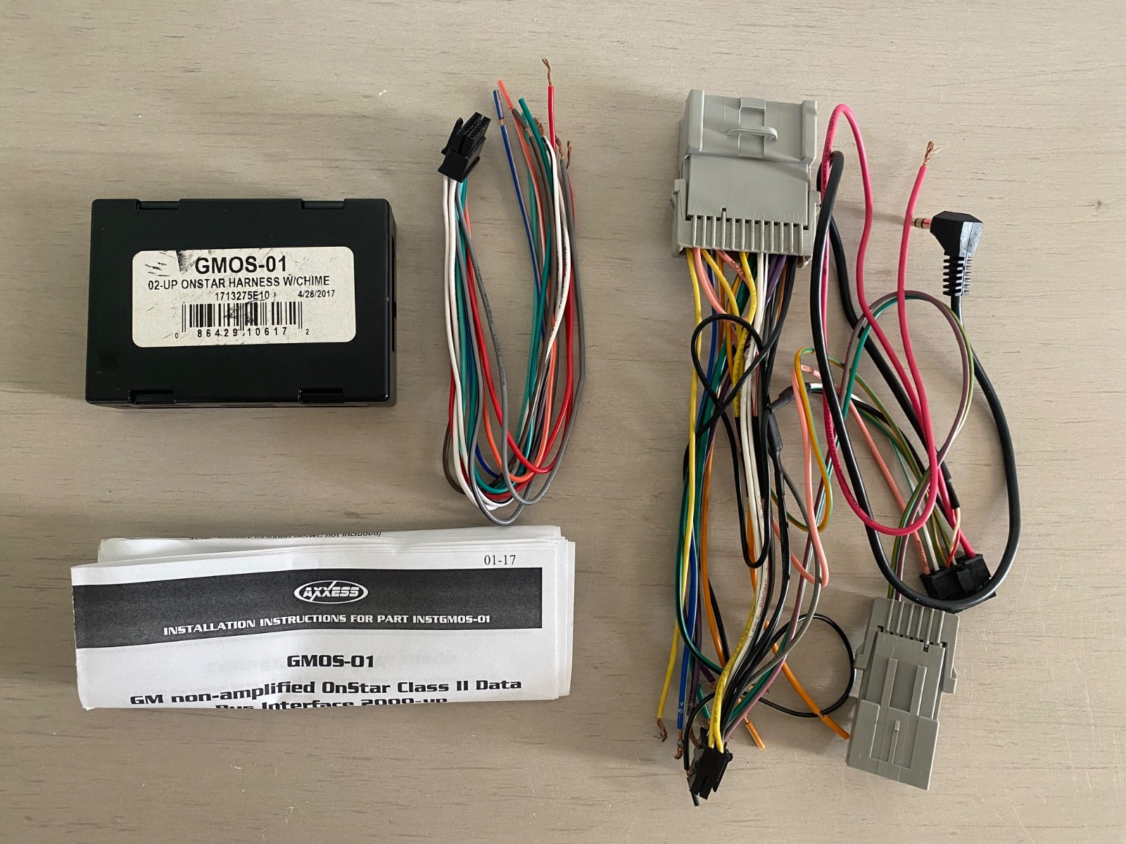 Metra Axxess GMOS-01 Wiring Interface for 2000-UP GM Vehicles Retain Onstar USED