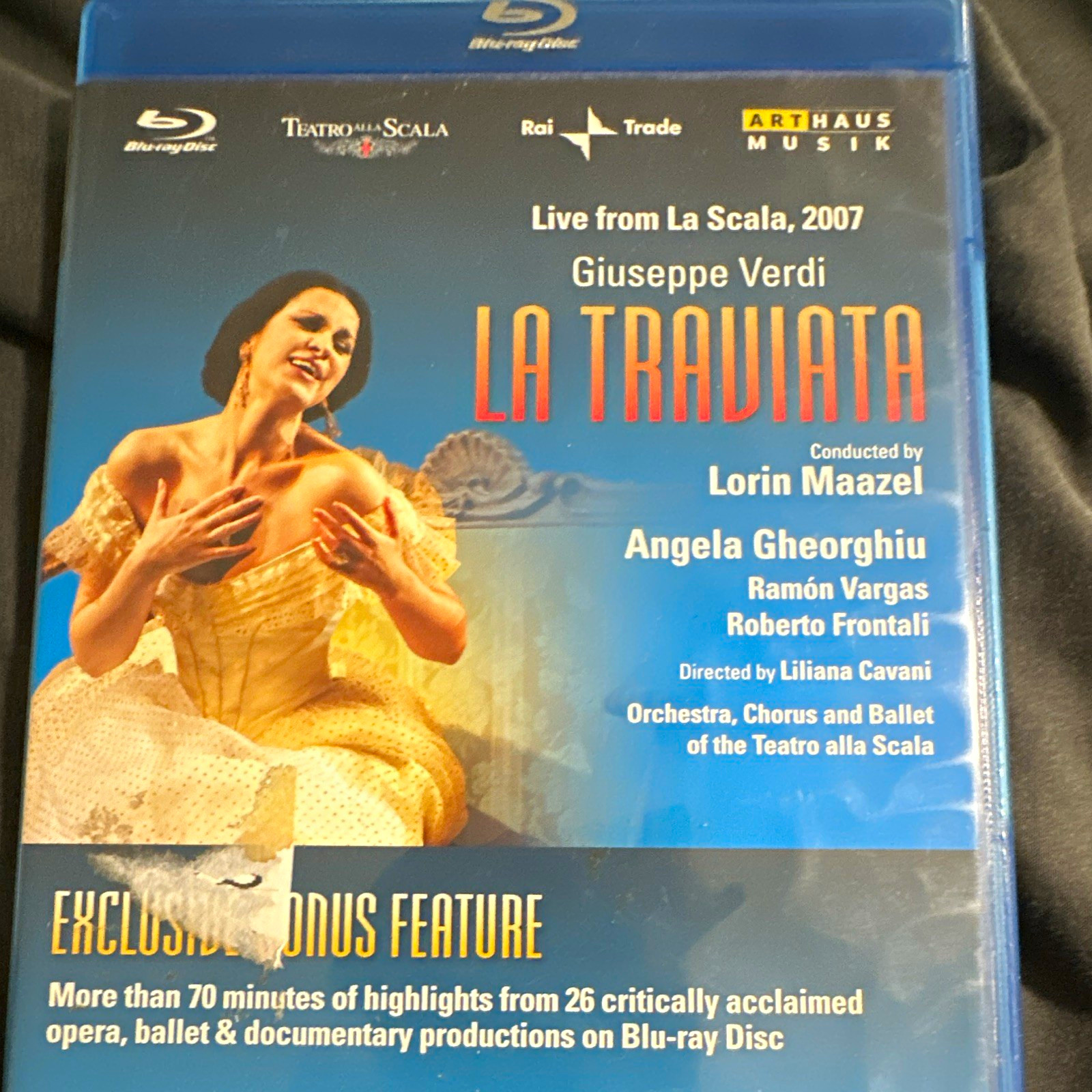 Giuseppe Verdi La Traviata Blu-ray 2007 - Angela Gheorghiu Ramón Vargas