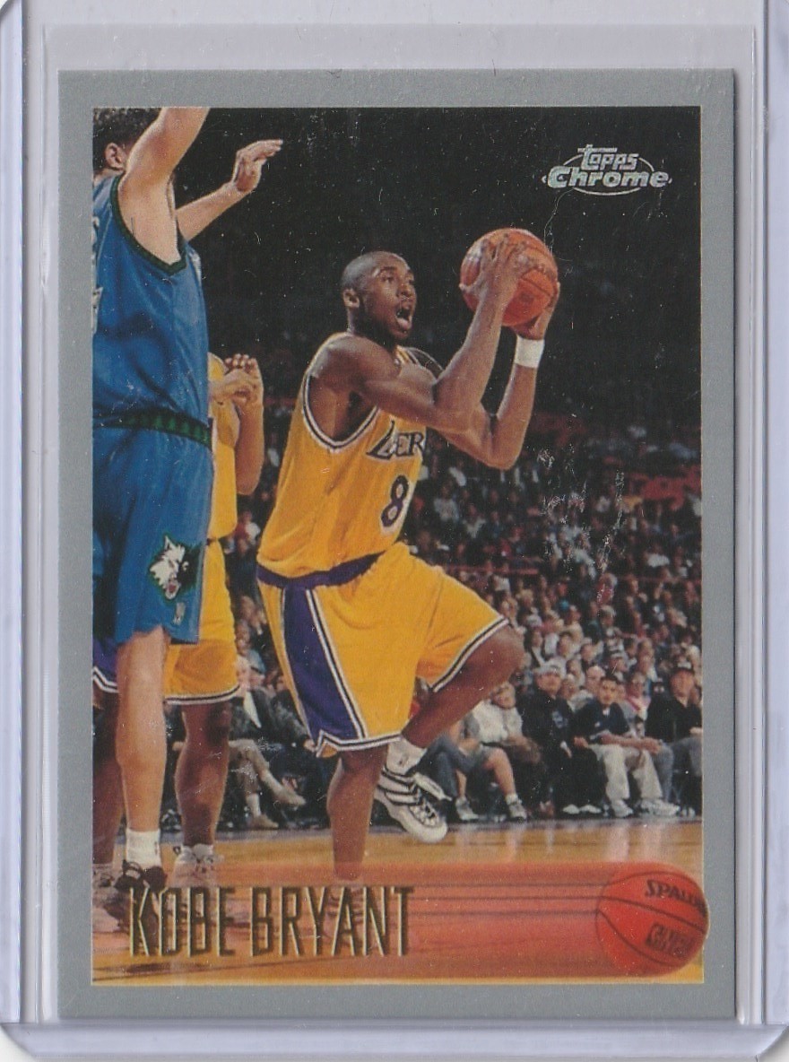 1996 topps chrome kobe bryant novalty custom basketball rookie card