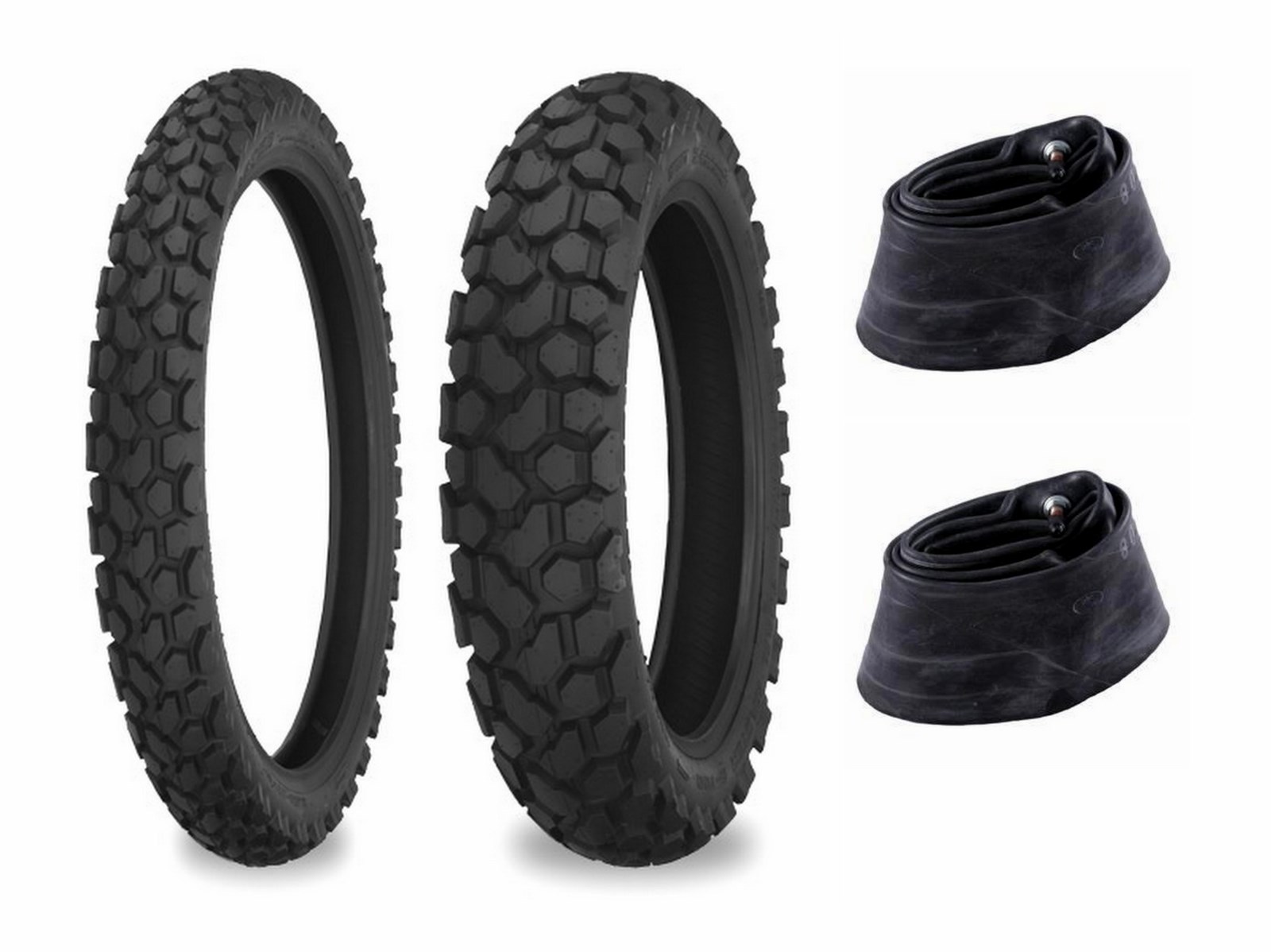 Shinko 3.00-21 & 130/80-18 700 Series Tires & Tubes Honda XR650L,Suzuki DRZ400S