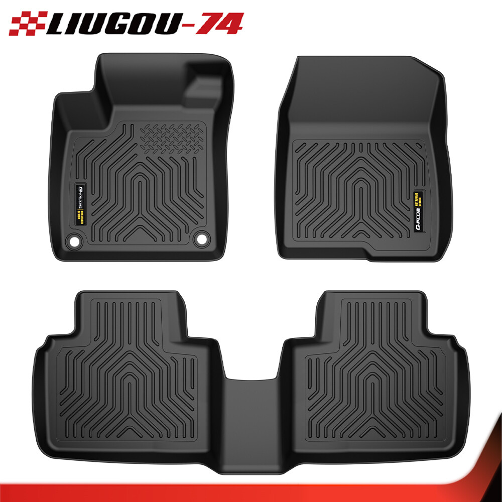 3pc Floor Mats Fit For 18-22 Honda Accord Sedan Waterproof TPE Protection Liners