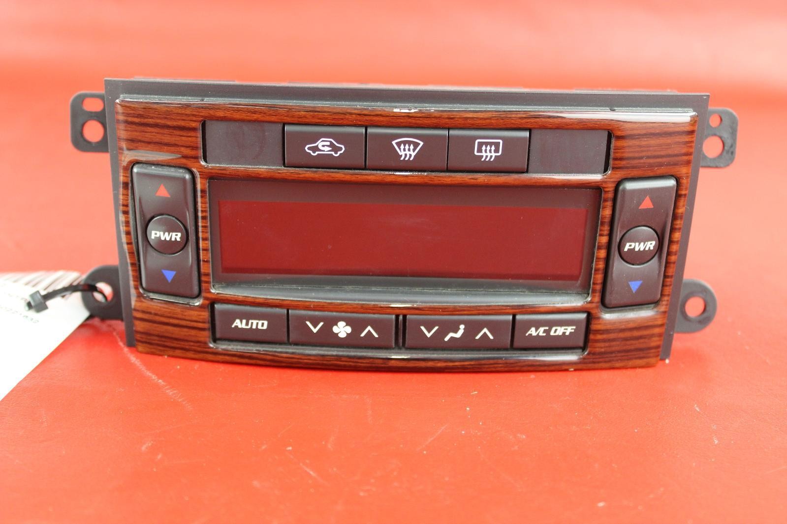 2005-06 Cadillac Cts Climate Controller Main Auxiliary Heater Opt Cj2 Non-Heated