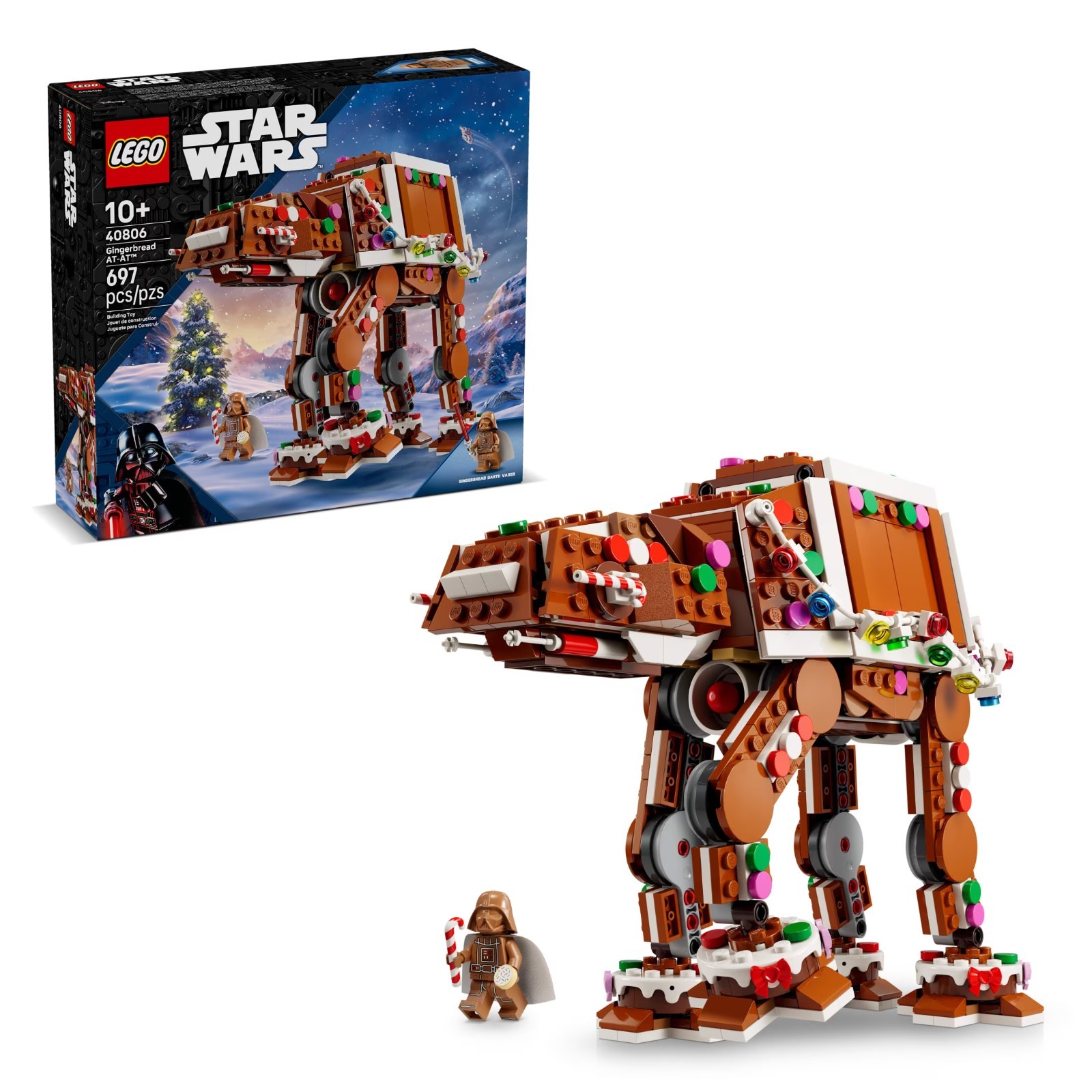 LEGO Star Wars Gingerbread AT-AT Walker 40806 Building Set LEGO Star Wars Gingerbread AT-AT Walker 40806 Building Set