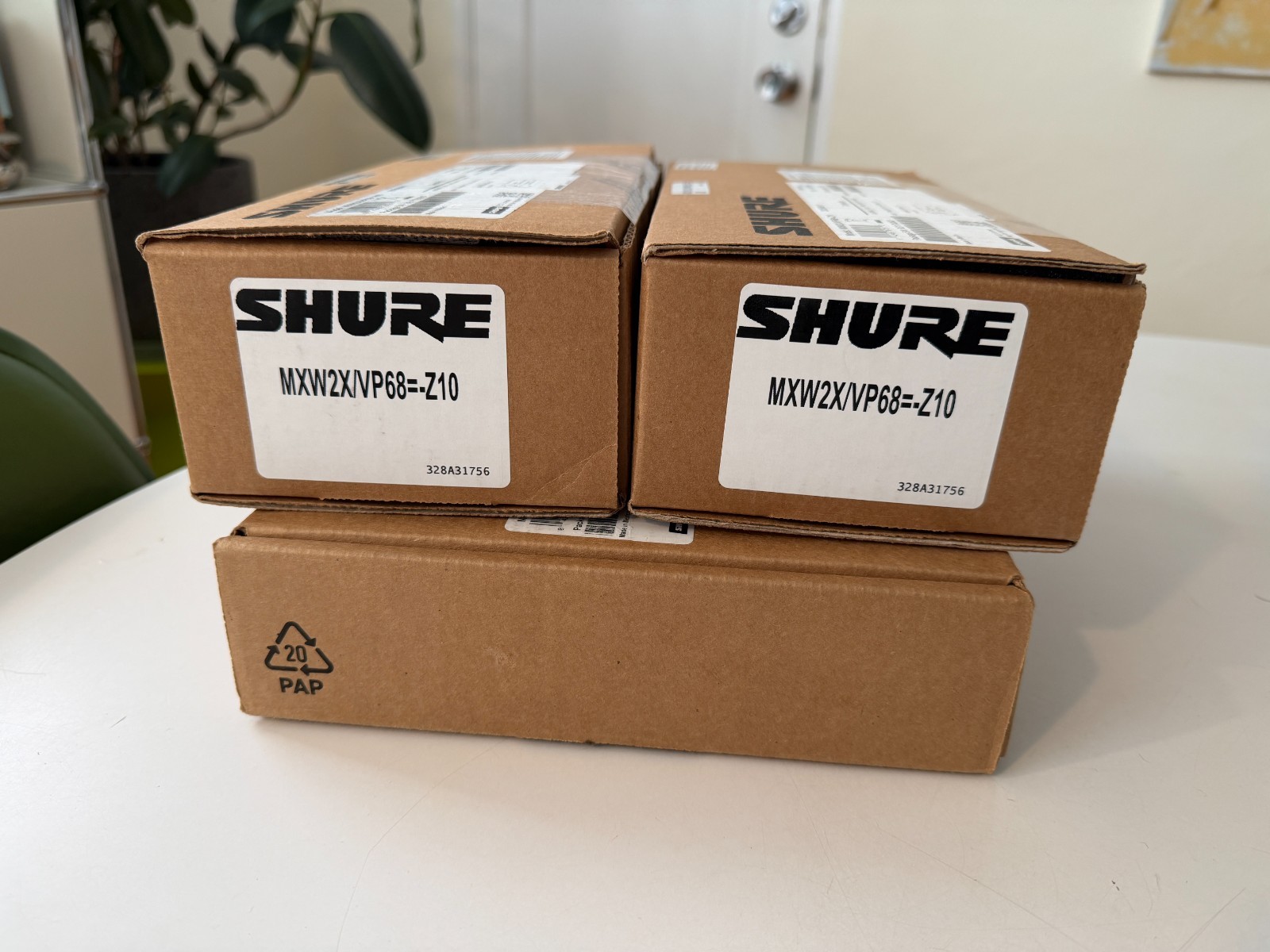 Shure MXW neXt 2 Wireless Kit - Base Station and (2) MXW2X/VP68 Handheld Mics