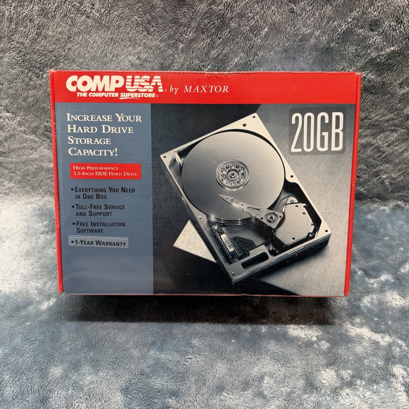 VINTAGE COLLECTIBLE Comp USA Maxtor 20 GB 3.5 Inch EIDE Hard Drive NEW SEALED VINTAGE COLLECTIBLE Comp USA Maxtor 20 GB 3.5 Inch EIDE Hard Drive NEW SEALED